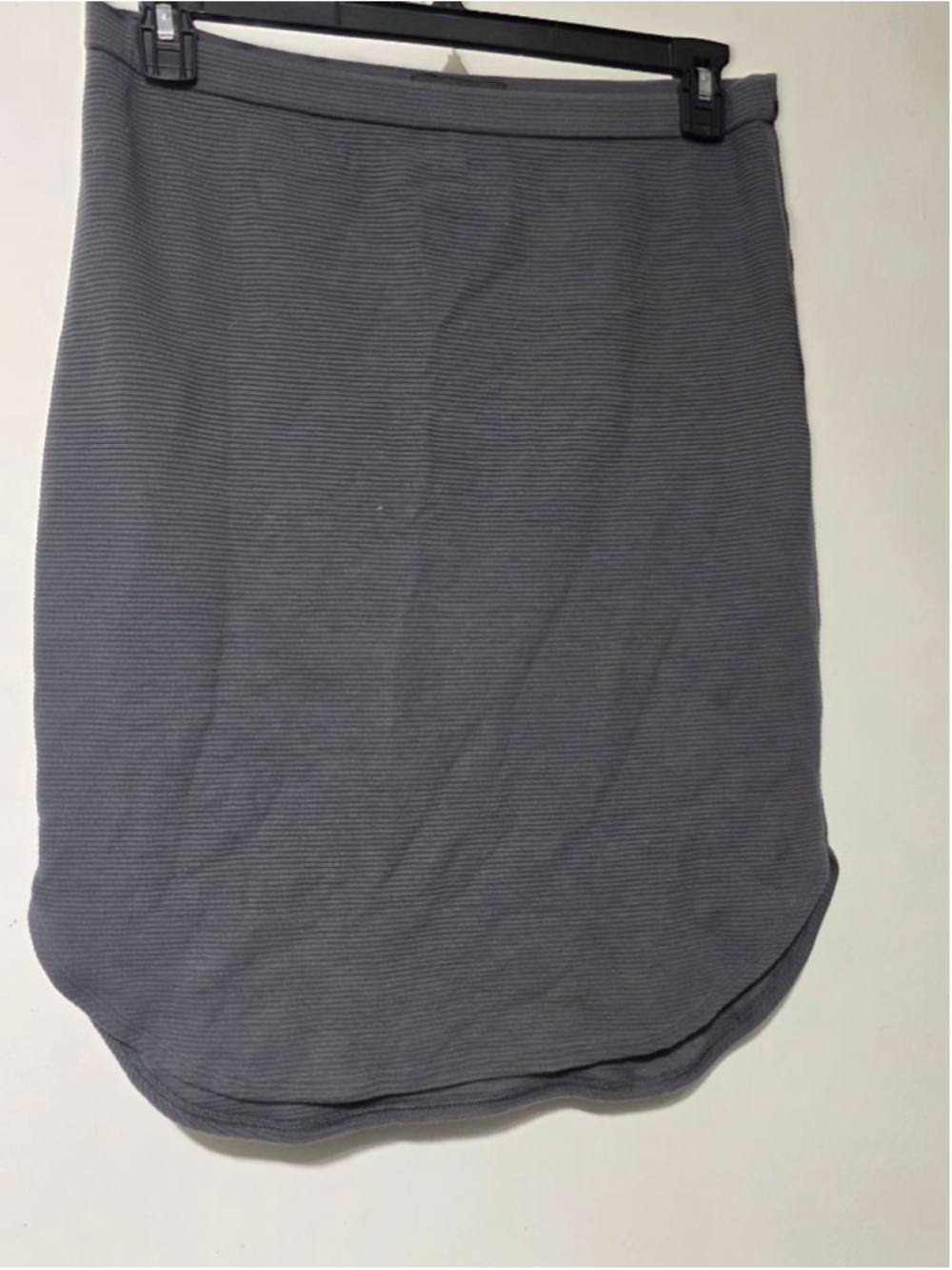 Women's Banana Republic Gray Ribbed Pencil Skirt M
